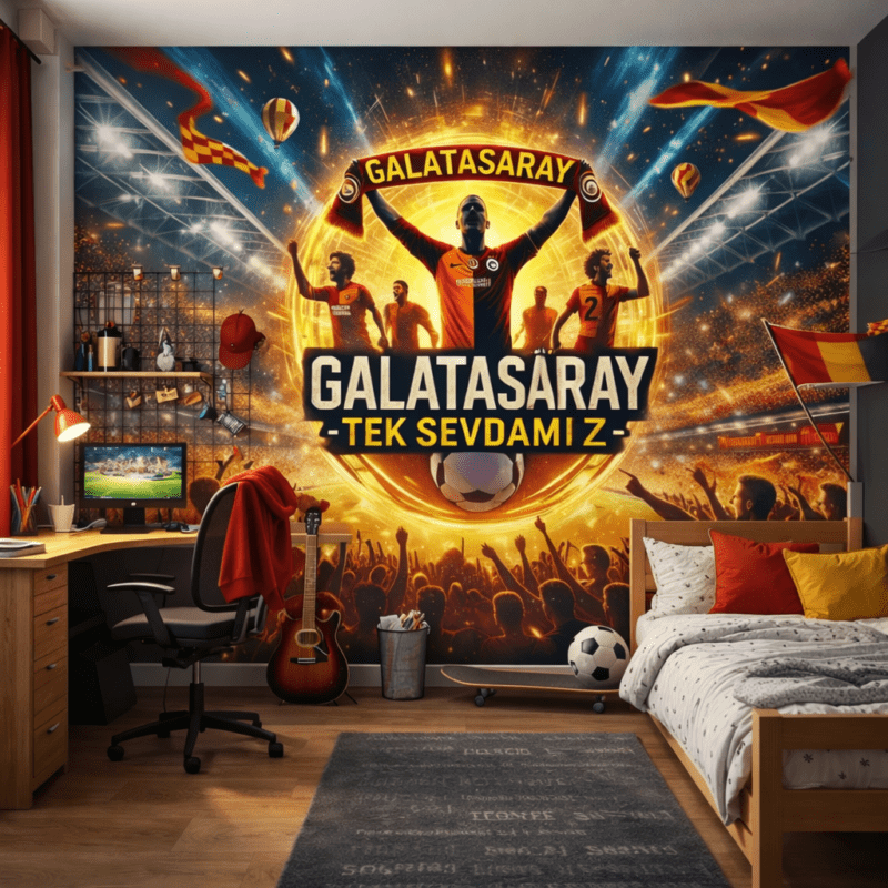 Galatasaray Taraftar Atmosferi Stadyum Duvar KaÄÄ±dÄ±
